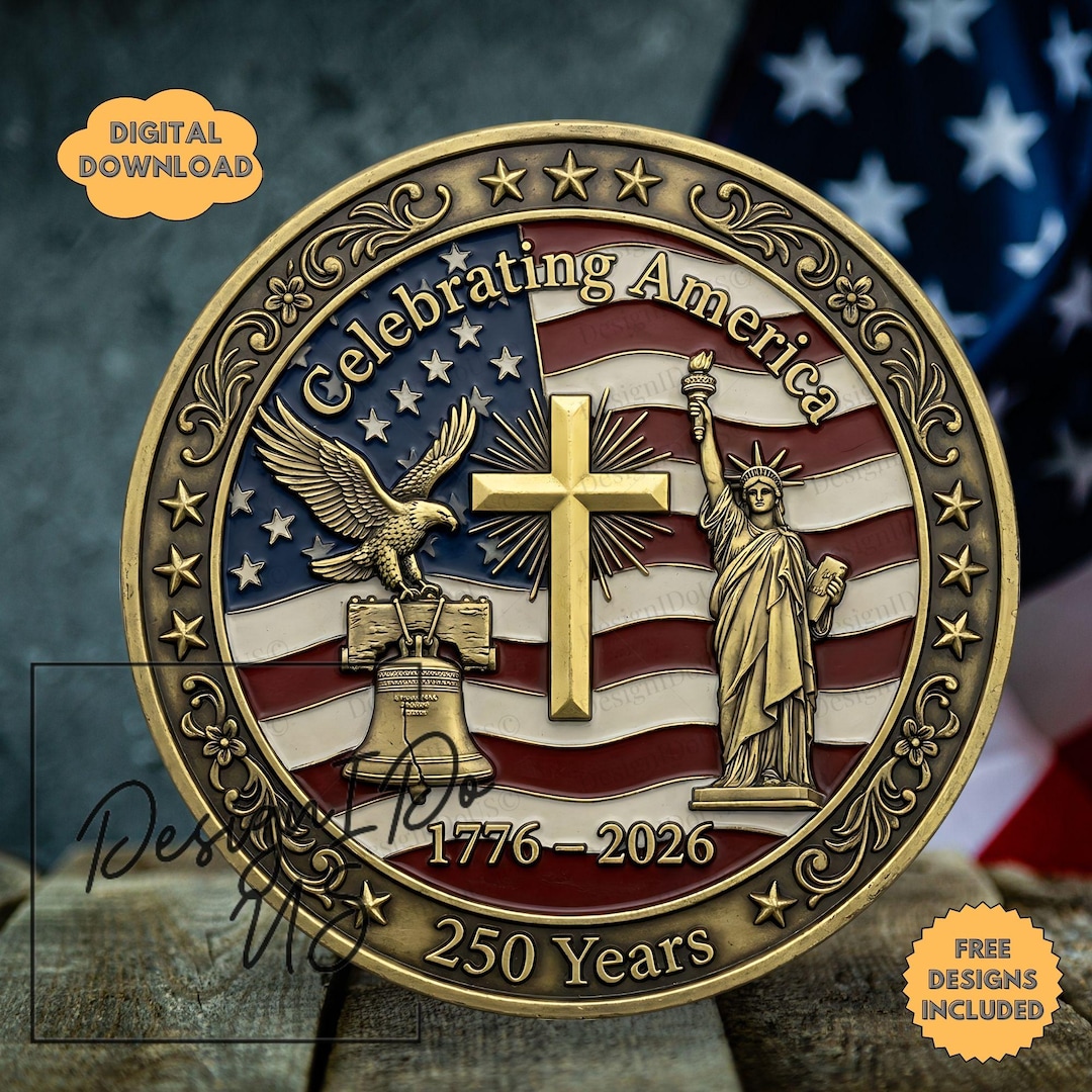 USA 250th Anniversary PNG, 1776-2026, America 250 Emblem