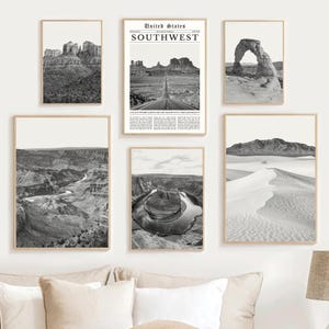 Southwest Photography Prints Set: Arizona & Utah Landscapes (Digital Download)