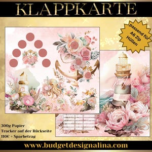 Meerliebe 2er Klappkarte