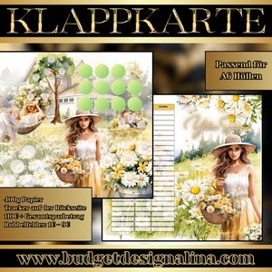 Yellow Spring 2er Klappkarte
