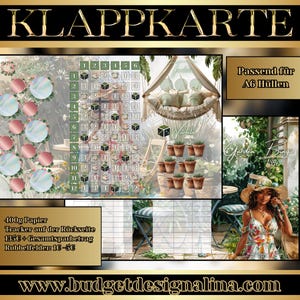 Gardenbingo 3er Klappkarte