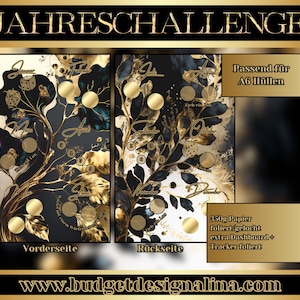 Mini Jahreschallenge Schwarz Gold