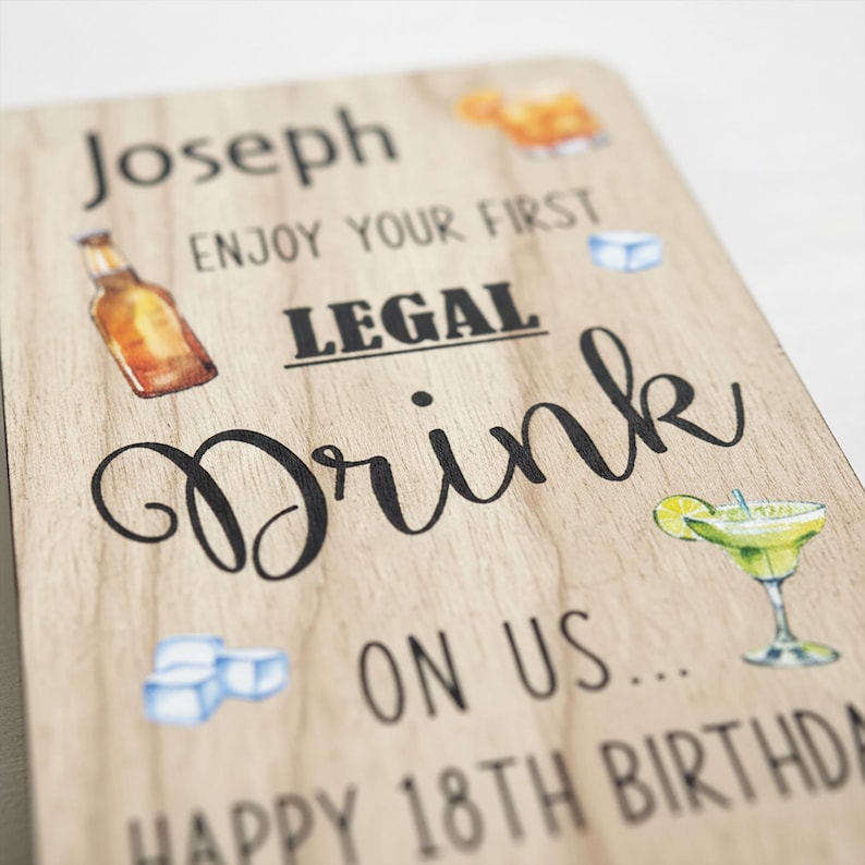 18th Birthday Money Gift | 18th Money Wallet | 18th Birthday for Him | First Legal Drink 18th Birthday Money Holder, Birthday Boy Beer Money image 3