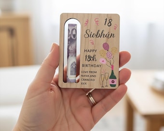 18th Birthday Money Gift - 18th Money Wallet - 18th Birthday for Her - 18th For Women - 18th Birthday Money Holder - Birthday Girl