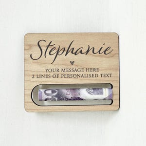 Birthday Money Gift | Personalised Money Wallet | Birthday for Her | Birthday Girl Money Holder | 16th, 18th, 21st, 30th Money Wallet Gift