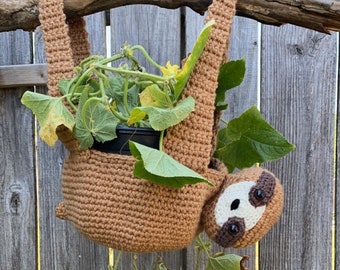 Hanging Sloth Crochet Pattern - Digital Download ONLY!