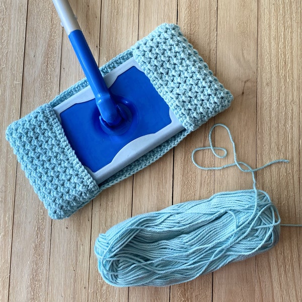 Reusable Cotton Dust Mop Swiffer Cover Crochet!