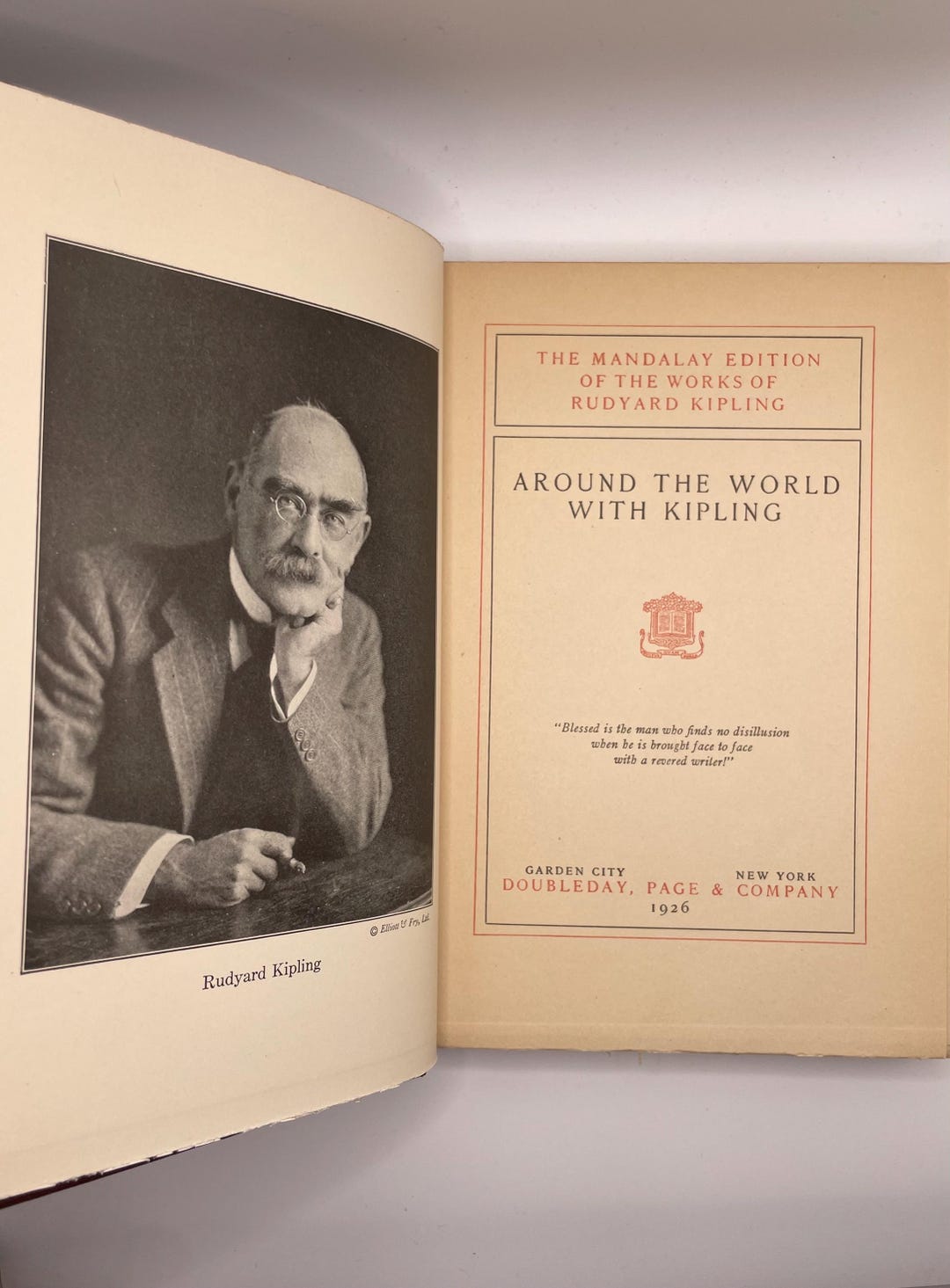 Around the World With Kipling by Rudyard Kipling 1926 - Etsy