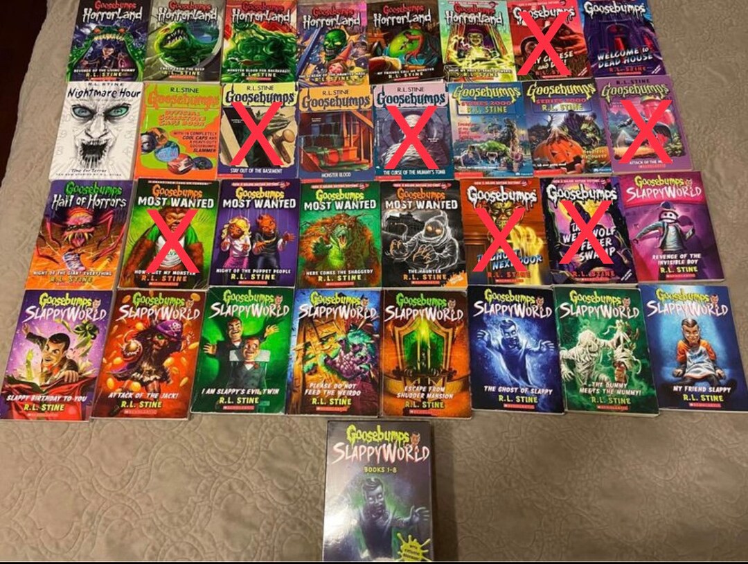 Goosebumps Books Choose Your Title list in Description - Etsy
