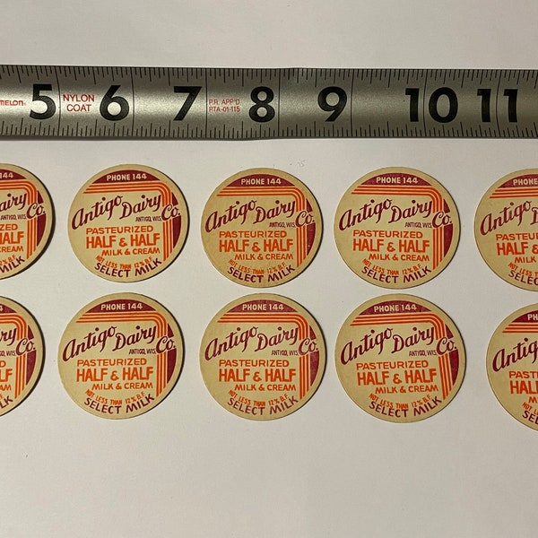 Milk Bottle Caps Etsy