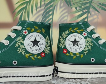 Customized Converse Embroidered Shoes Converse Chuck Taylor 1970s