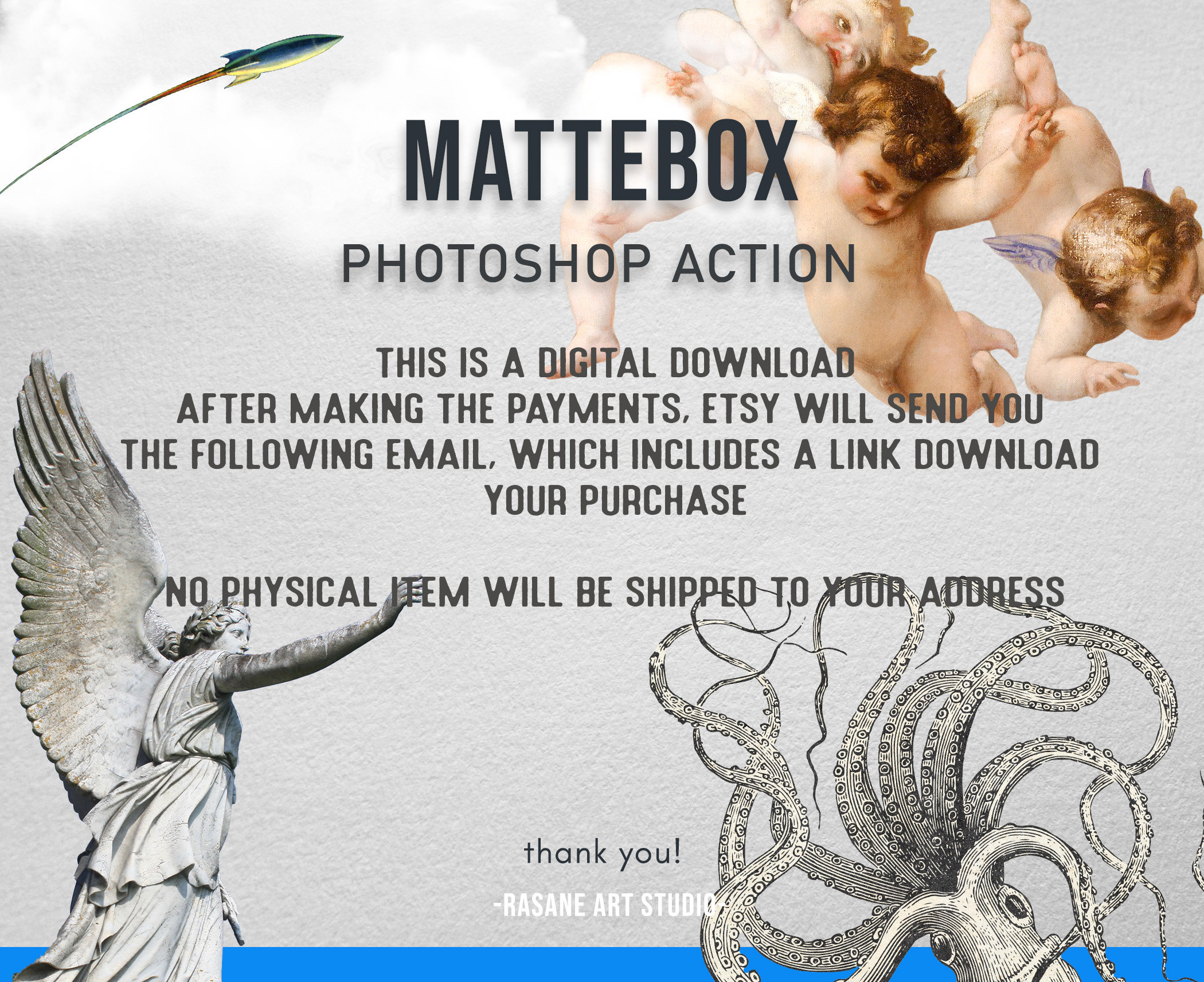 Mattebox Action, Sketch Effect Filter, Painting and Drawing