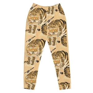 Vintage tijger-joggingbroek voor dames