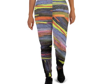 Pantalon de jogging à imprimé géométrique pour femme