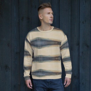Unisex Striped Sweatshirt