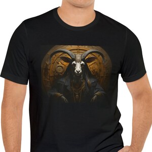 Baphomet Ritual Macabre Occult Goth T Shirt Dark Academia Shirt Spooky Cult Apparel Halloween Shirt Gothic Clothing Satanic Unisex Tees Evil