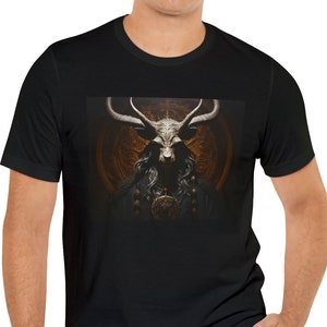 Baphomet Ritual Macabre Occult Goth T Shirt Dark Academia Shirt Spooky Cult Apparel Halloween Shirt Gothic Clothing Satanic Unisex Tees Evil