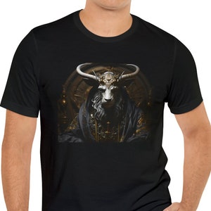 Baphomet Ritual Macabre Occult Goth T Shirt Dark Academia Shirt Spooky Cult Apparel Halloween Shirt Gothic Clothing Satanic Unisex Tees Evil