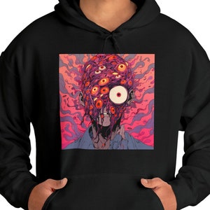 Japanese Gore Sweatshirt Goth Anime Hoodie Manga Goru Horror Hoodie Japanese Gore Girl Harajuku Sweatshirt Japanese Halloween Unisex Hoodie