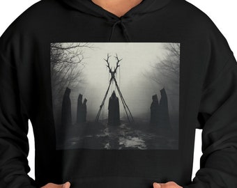 Ritual Macabre Occult Goth Dark Academia Pullover Spooky Punk Apparel Witch Halloween  Gothic Clothing Satanic Unisex Hoodie Evil Satanic