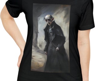 Count Dracula Vampire Nosferatu Monster Spooky Goth T Shirt Tshirt Dark Evil Macabre Punk Apparel Dark Halloween Shirt Alt Gothic Clothing