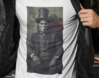 Baron Samedi T-Shirt: Makaberes Goth Style Tee