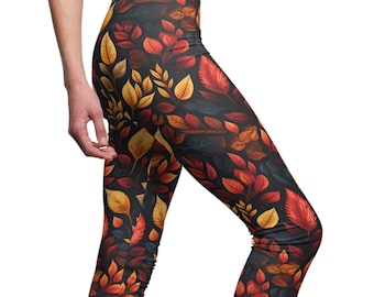 Trendige und bequeme Leggings mit hoher Taille für den ganzen Tag | High-Waist Leggings Spooky Yoga Hose, Spooky Delights, Cozy Style
