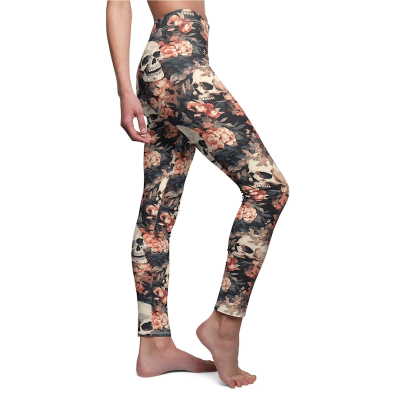 Women Funny Pattern Stretch Halloween Long Pants Burundi
