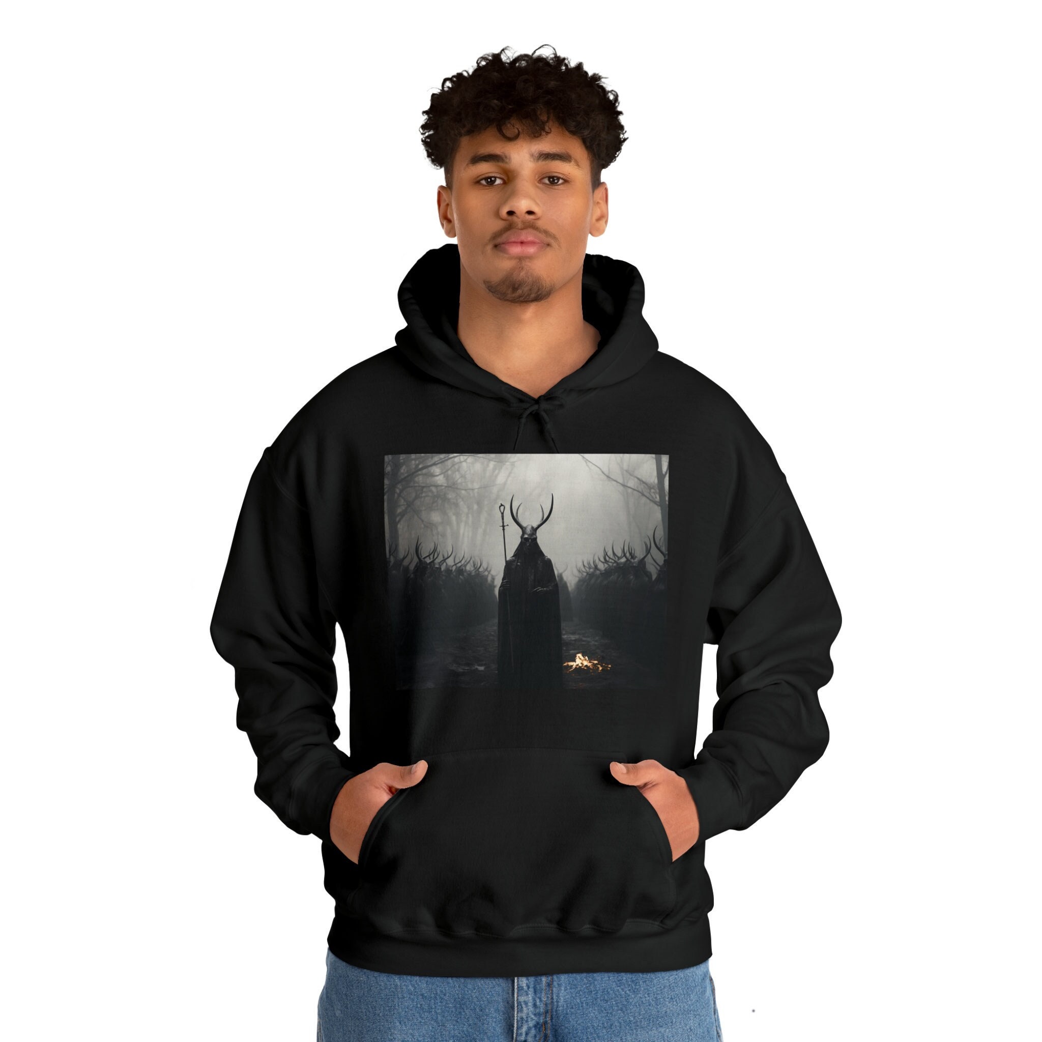 Ritual Macabre Occult Goth Dark Academia Pullover Spooky Punk Apparel Witch Halloween Gothic Cult Clothing Satanic Unisex Evil Satan Hoodie
