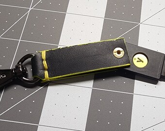 Leather Yubikey cover