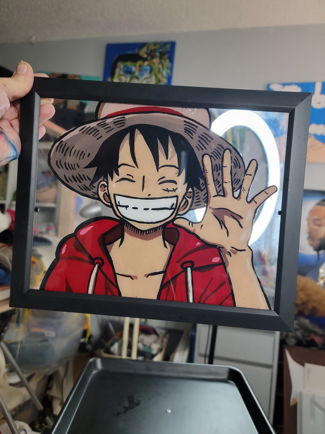 Glass Painting One Piece Etsy