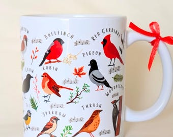 Bird Mug Gift Bird Watcher Gift Birdwatching Mug Birthday Coffee Mug GreatGrandma Gift Bird Watcher Gift Bird Nerd Camping Bird Mug Cardinal