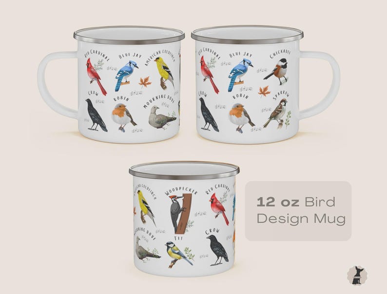 Bird mug gift|bird watcher gift,Birdwatching Mug|birthday coffee mug|great grandma gift,bird watcher gift,bird nerdCamping Bird Mug gift image 3