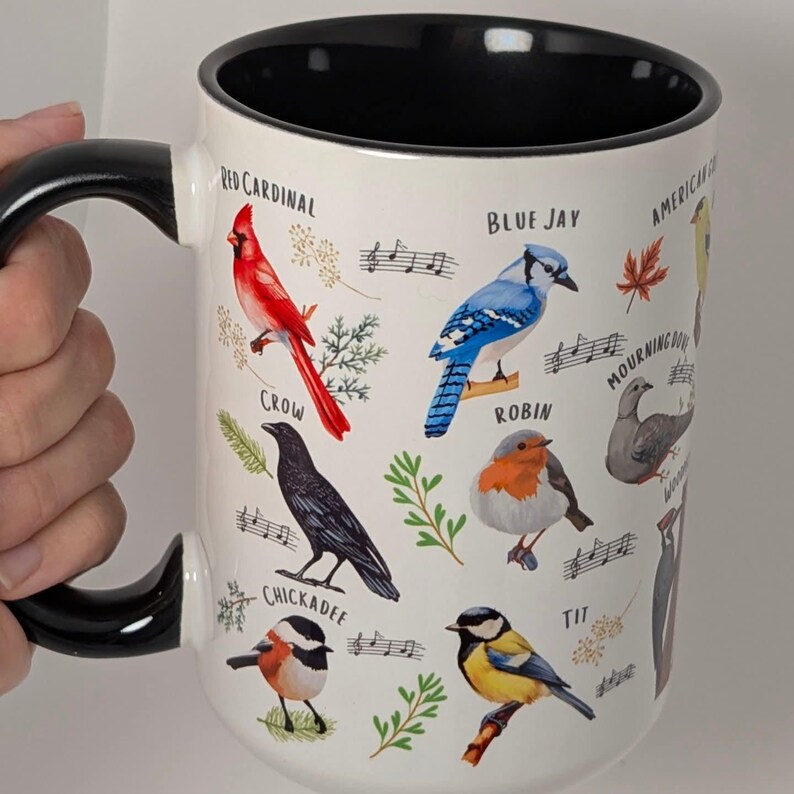 Bird mug gift|bird watcher gift,Birdwatching Mug|birthday coffee mug|great grandma gift,bird watcher gift,bird nerdCamping Bird Mug gift image 11