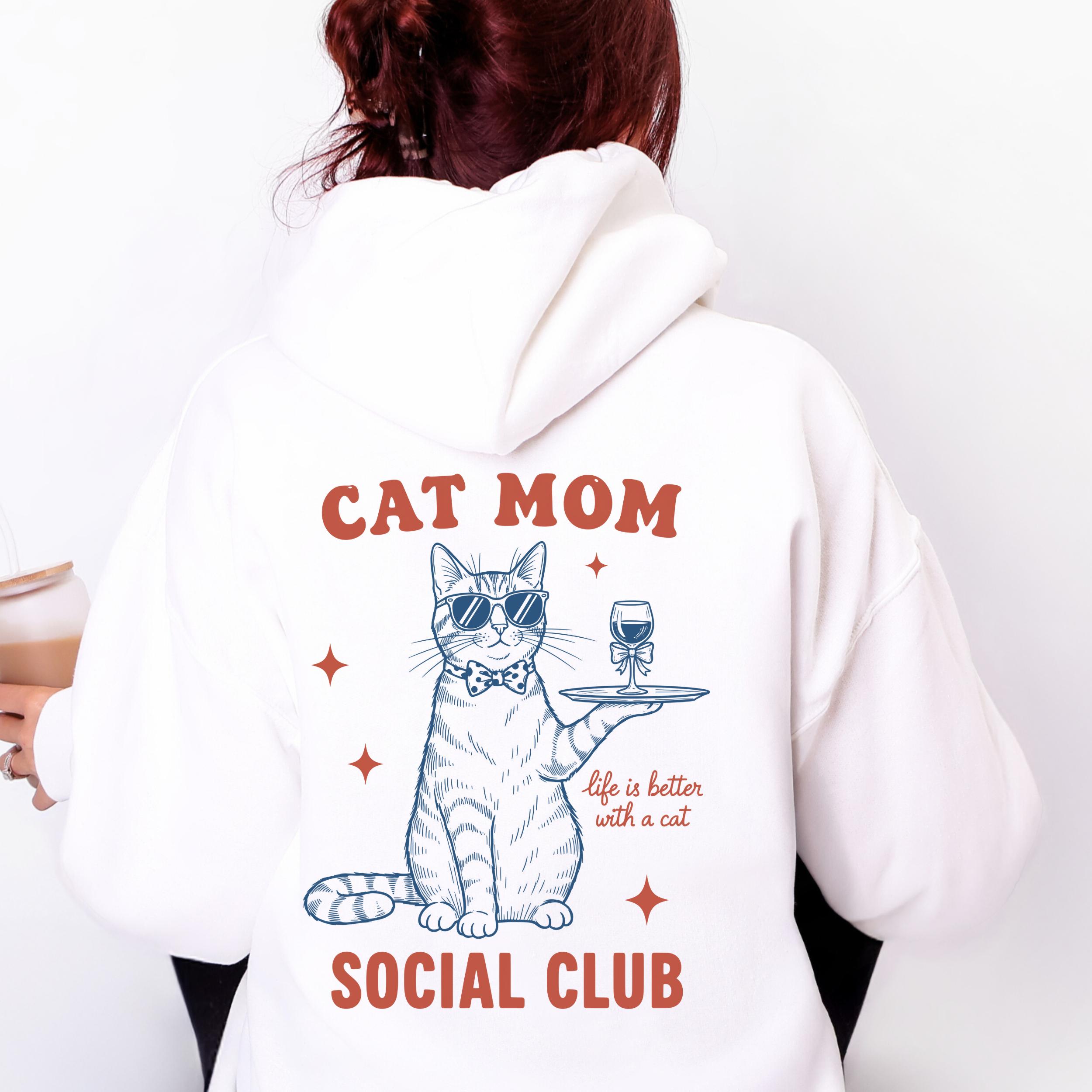 Retro Floral Cat Mom Png, Coquette Bow Cat Mom Png, Mama Mom File ...