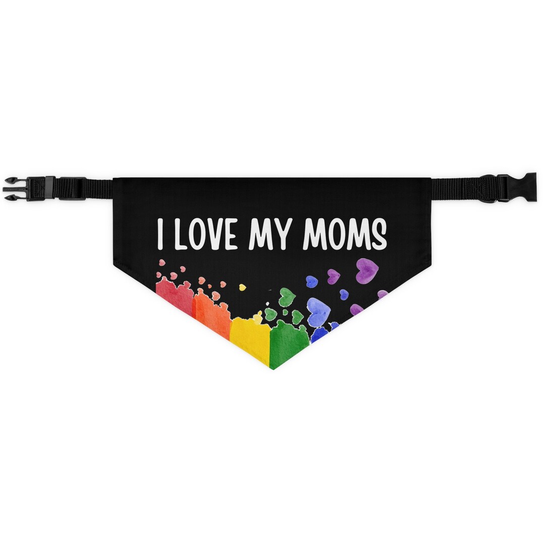 Pride Dog Bandana, Gift for Dog Mom, Pride Month, Bandanas for Dogs