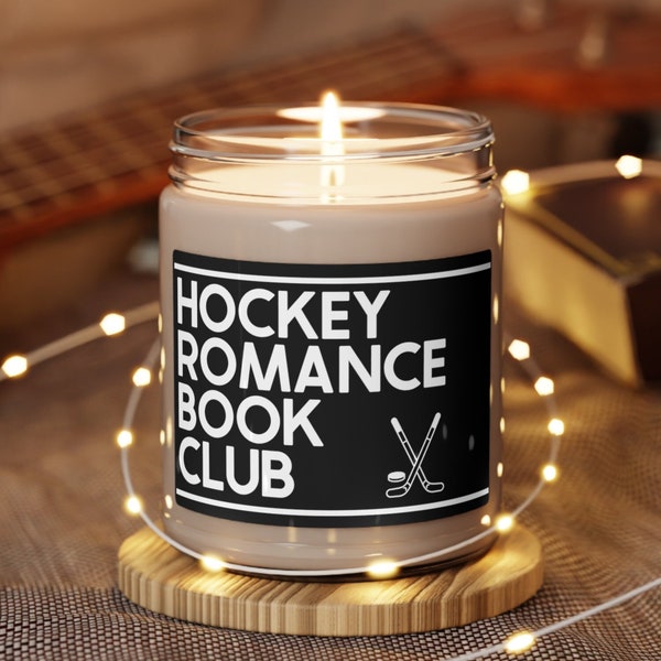 Hockey Romance Smut Gift, Hockey Book Lovers, Hockey Smut Slut, Morally grey spicy books candle, smut lover reader gift, spicy book club