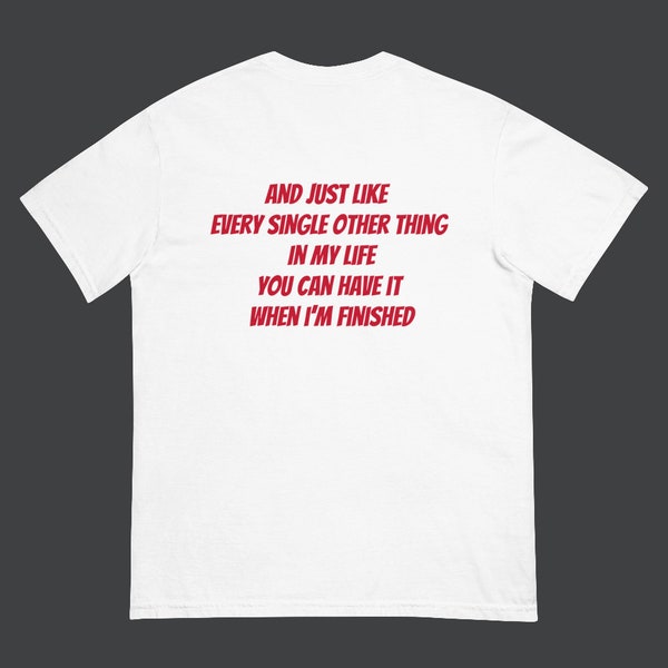 Rap Lyrics Shirt Etsy