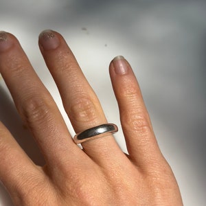 Tapered Sterling Silver Chunkiest Band | Handmade Ring