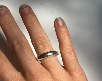 Tapered Sterling Silver Chunkiest Band | Handmade Ring