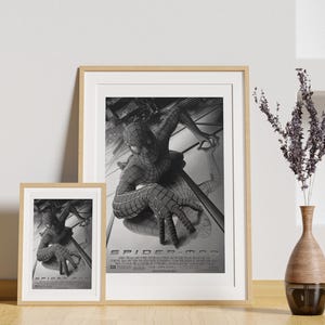 Spider-Man Movie Print, Black and White, Spider-Man Print, Wall Art Poster, Movie Poster,High Quality Poster, Home Decor, DIGITAL DOWNLOAD