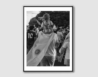 Lionel Messi Poster: Argentina Football Fan Art (Digital Download)