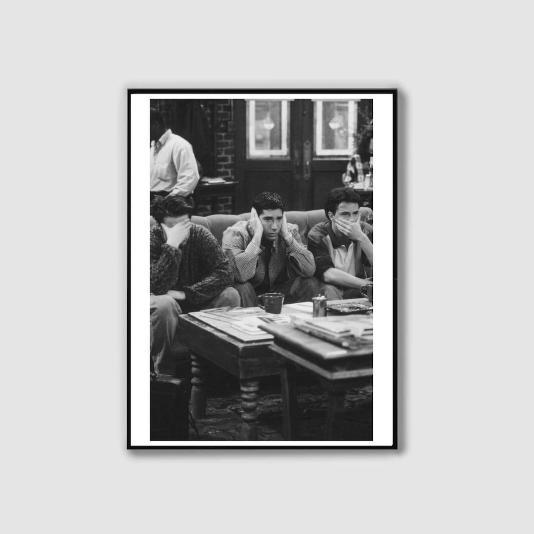 Friends Poster Print, Black and White, Friends Poster, Friends Series ...