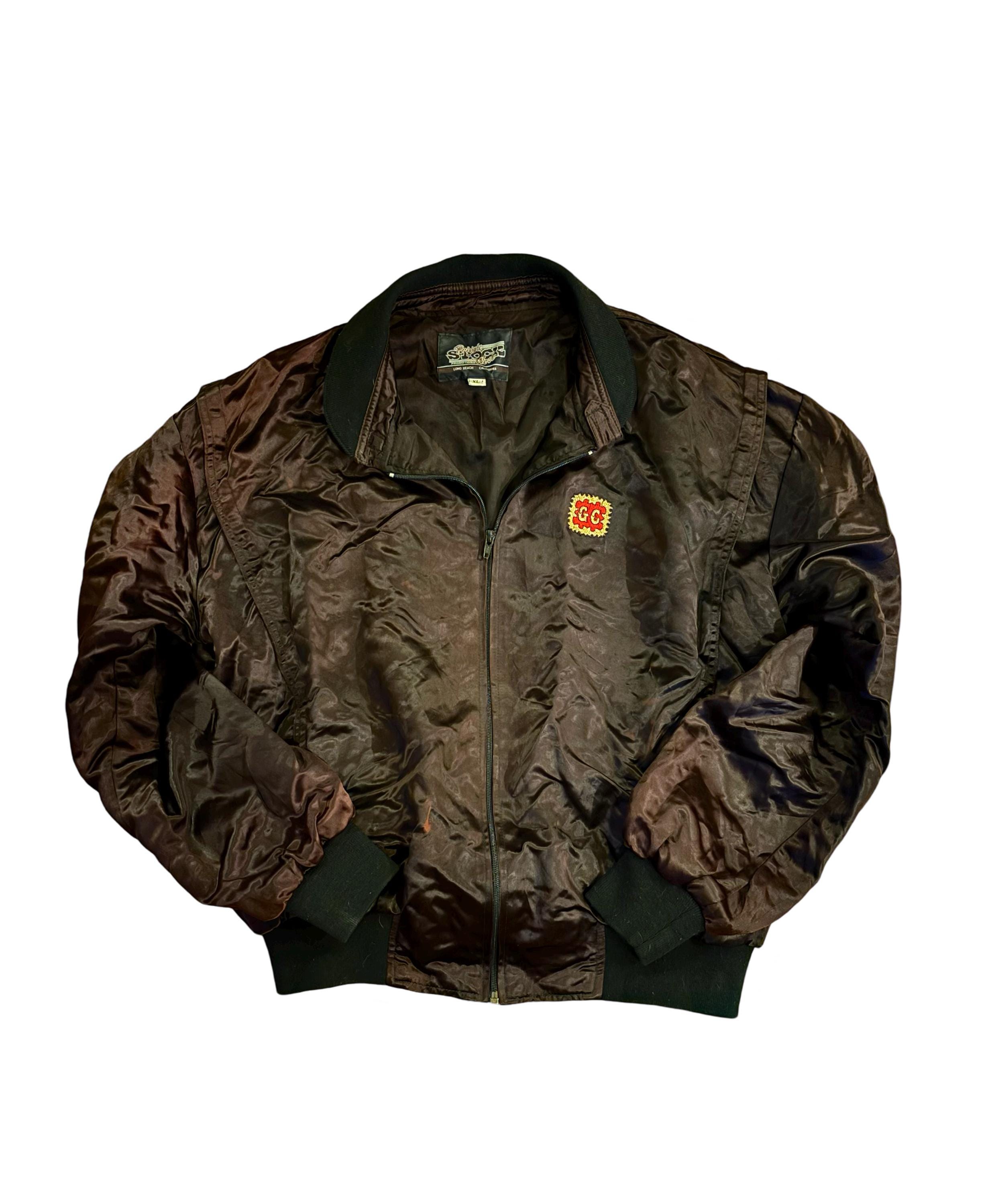 80's Satin Jacket - Etsy