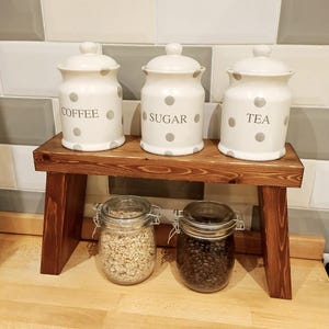Kitchen Countertop Shelf, Countertop Shelf, Farm house Countertop Shelf, Chunky Countertop Shelf, Milk Stool, Bathroom Stand