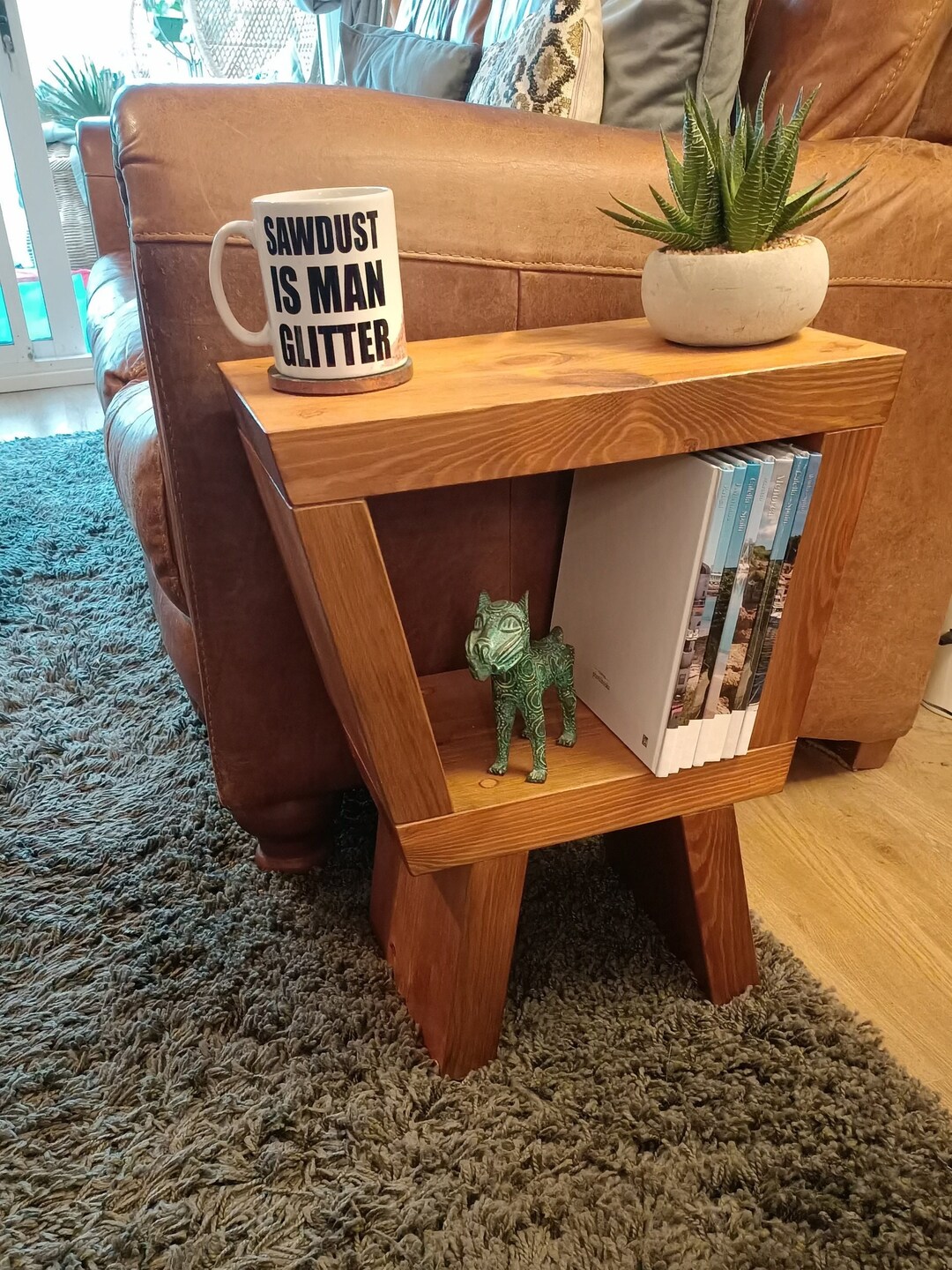 Rustic Bedside Table, Side Table, Dining Room Table, Lounge Table, Farm