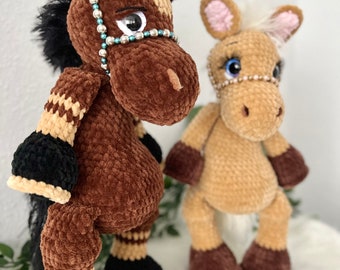 Handmade horse toy. Plush horse toy.