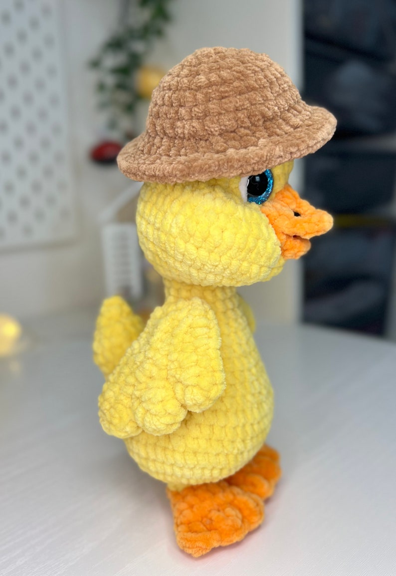 Quack-Quack, Crochet PDF duck pattern in English, Amigurumi duck pattern zdjęcie 5