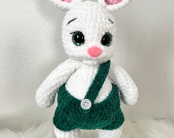 Plush bunny - handmade rabbit toy. Hypoallergenic toy Bunny for boys