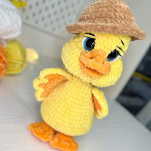 Quack-Quack, Crochet PDF duck pattern in English, Amigurumi duck pattern zdjęcie 2